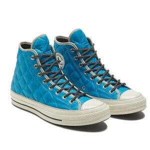 New Converse Chuck 70 High 'Workwear Quilting - Sail Blue' Size 37.5